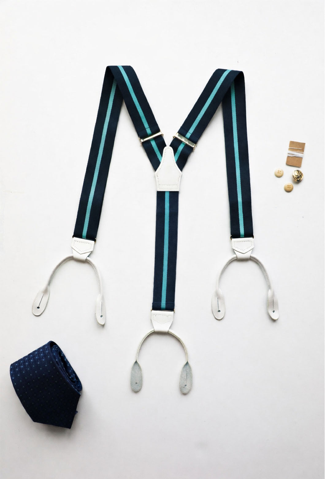 Monaco Stripe Suspender