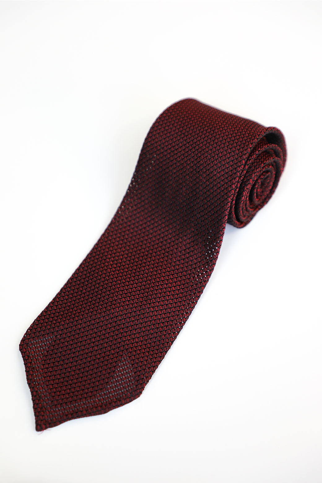 Burgundy Grenadine Tie