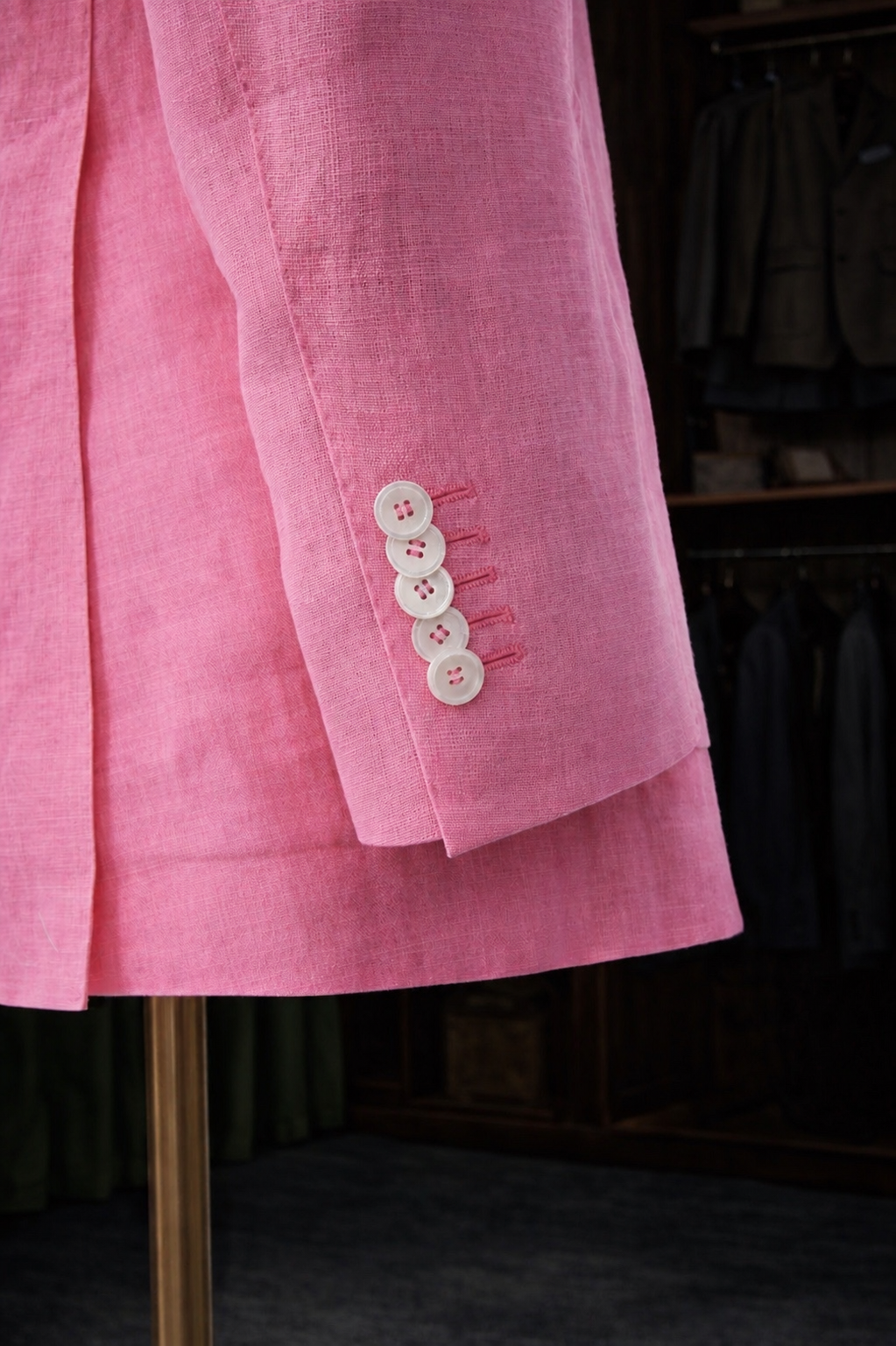 Rosé Linen Jacket