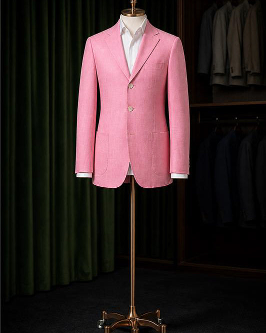 Rosé Linen Jacket